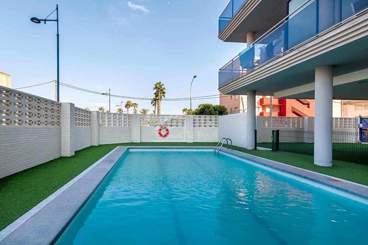 Atico Aqua Peniscola, 1ª Linea De Playa, Parking Y Piscina Appartement Buitenkant foto