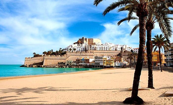 Atico Aqua Peniscola, 1ª Linea De Playa, Parking Y Piscina Appartement Buitenkant foto