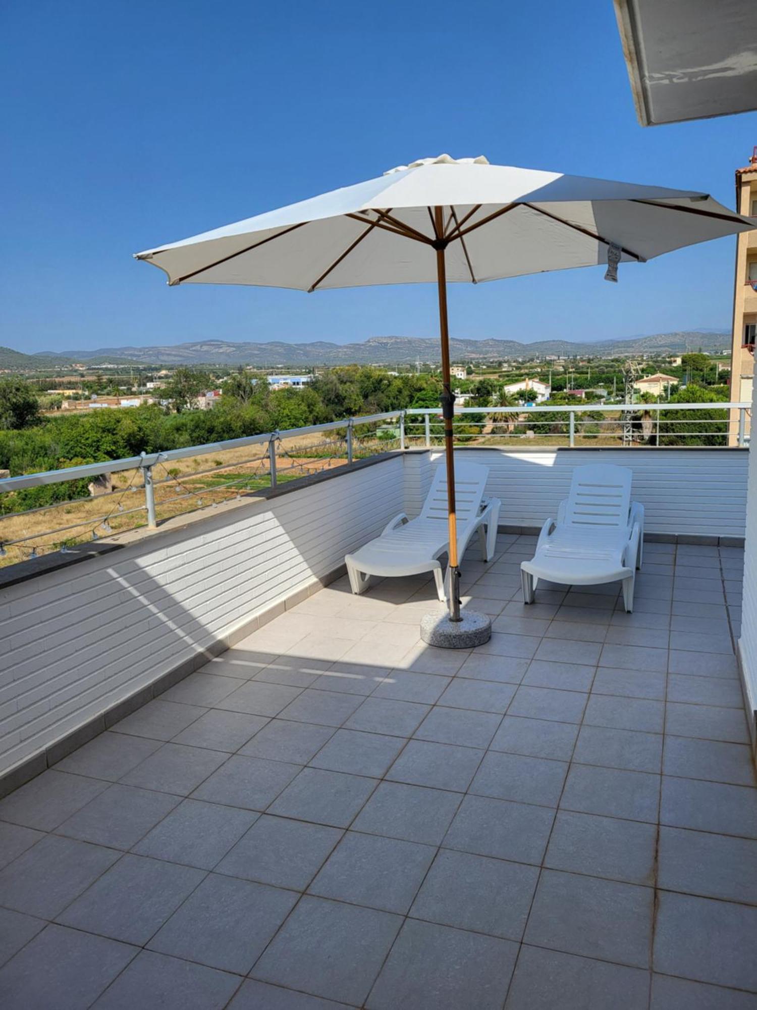 Atico Aqua Peniscola, 1ª Linea De Playa, Parking Y Piscina Appartement Buitenkant foto