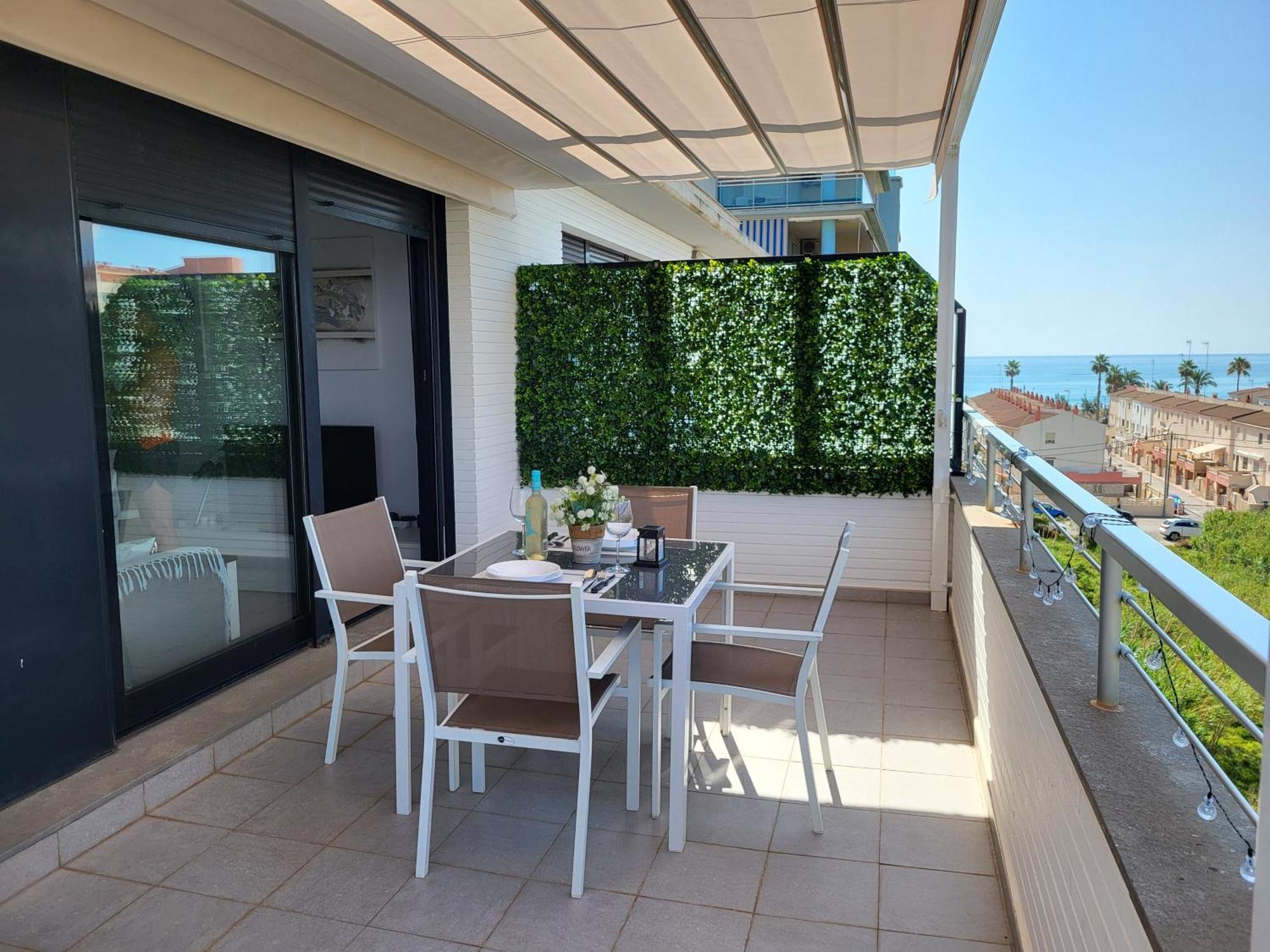 Atico Aqua Peniscola, 1ª Linea De Playa, Parking Y Piscina Appartement Buitenkant foto